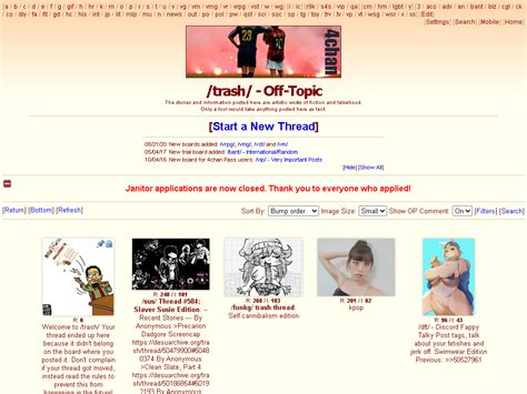 Catalog View Nsfw 4chan Not Working