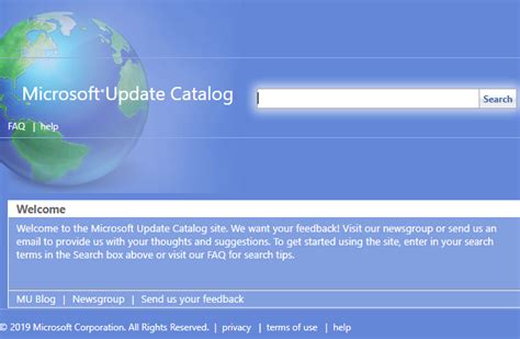 Catalog.update.microsoft.com Windows 7