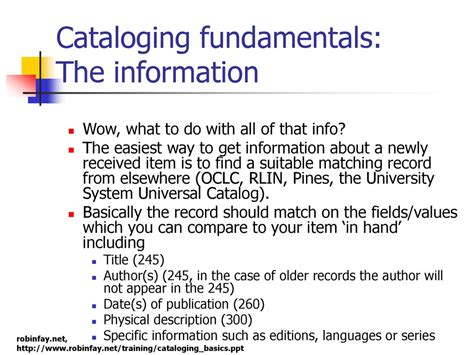 Cataloging If Do Not Use Author