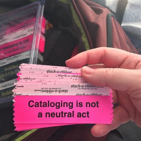 Cataloging Is Not A Neutral Act