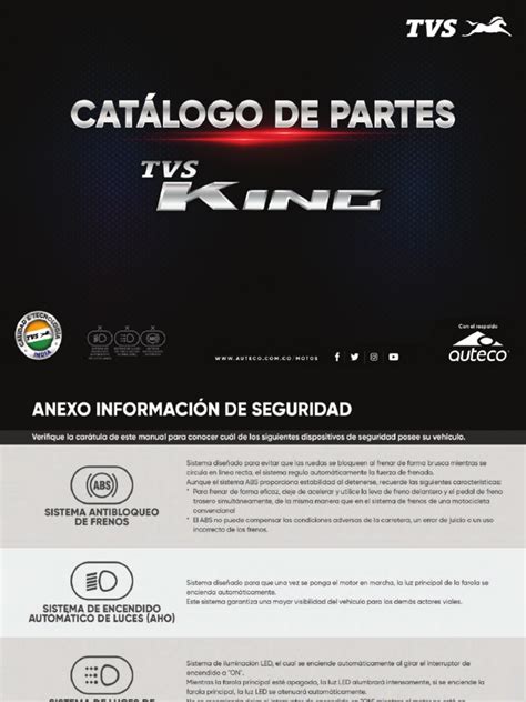 Catalogo De Repuestos Tvs