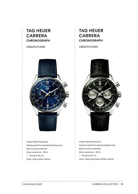 Catalogue Tag Heuer