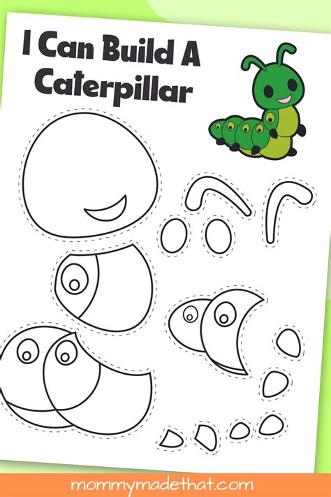 Caterpillar Template Printable