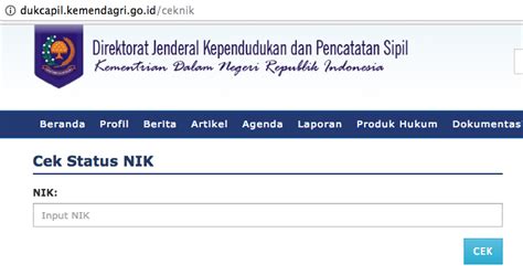 Cek NIK dan KK Online Indonesia