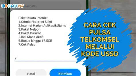 Cek Pulsa
