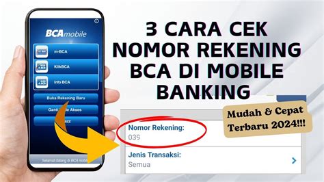 Cek di Mobile Banking