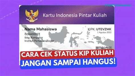Cek status KIP Kuliah