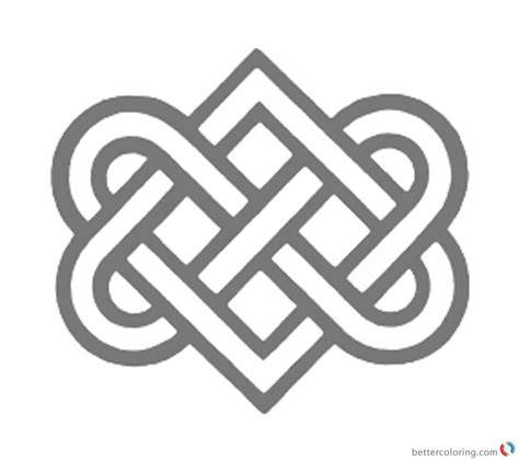 Celtic Love Knot Free Printable Color Pages