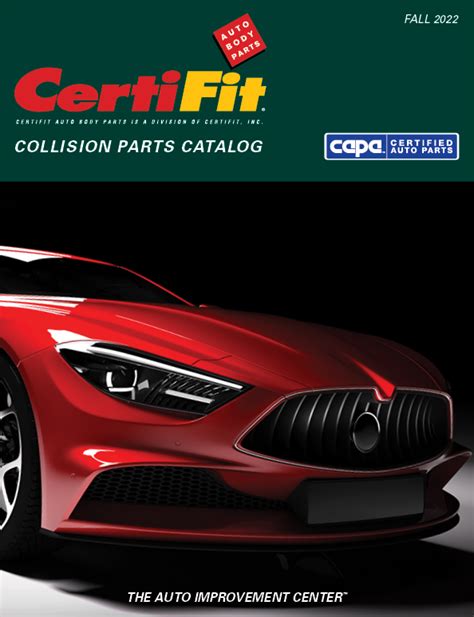 Certifit Parts Catalog