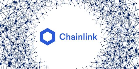 Chainlink logo with network connections