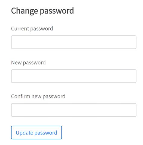 Change Password