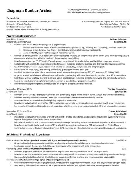 Chapman Resume Template