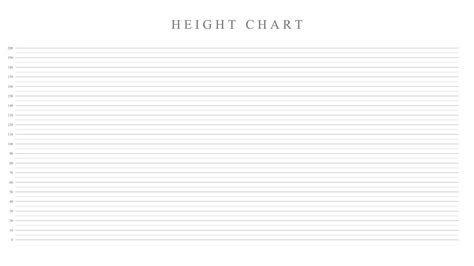Character Height Chart Template