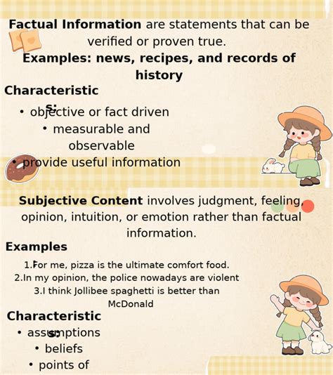 Ciri Informasi Faktual