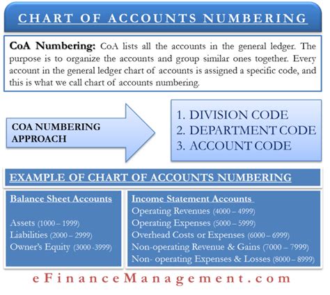 Chart Of Account Numbering System