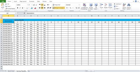 Chart Templates Excel
