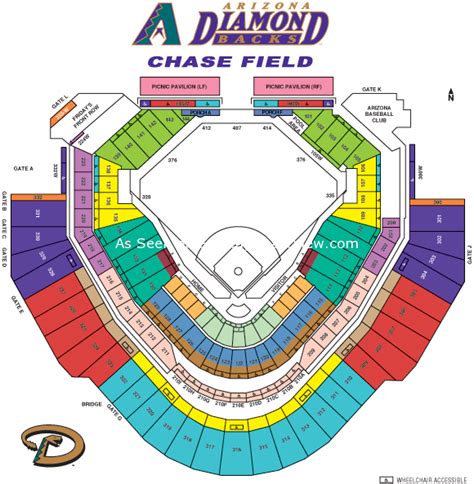 Chase Field Seating Chart