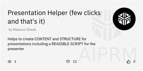 ChatGPT Presentation Helper