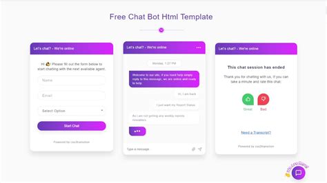 Chatbot Website Template