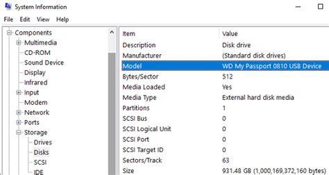 Check Hard Drive MSInfo32 Windows