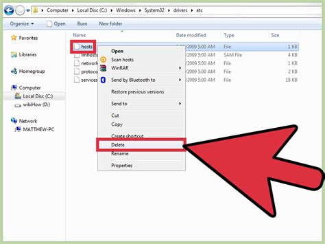 Check Hosts File Location