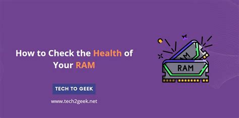 Check Your RAM Health