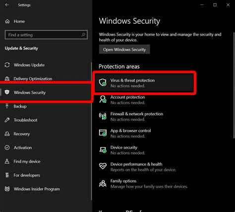Check for Malware
