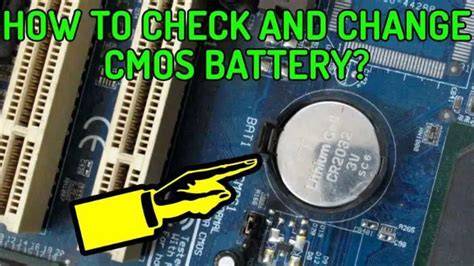 Check the CMOS Battery