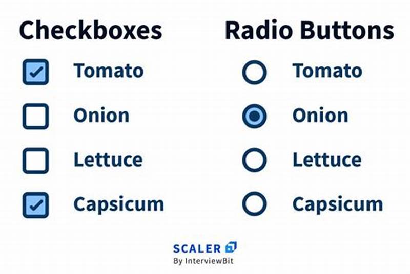 Checkboxes Form Html