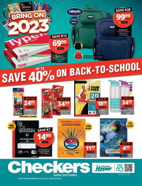 Checkers Back To School Catalogue 2017