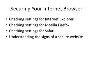 Checking browser security