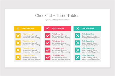 Checklist Powerpoint Template