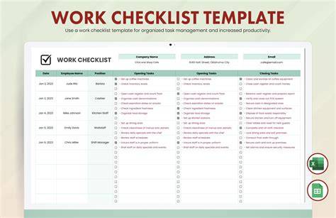 Checklist complete