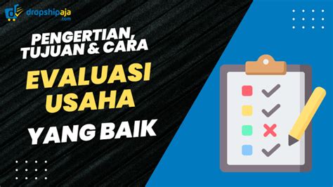 Checklist tips evaluasi usaha
