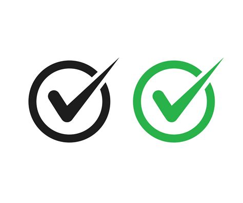 Checkmark symbol in a circle