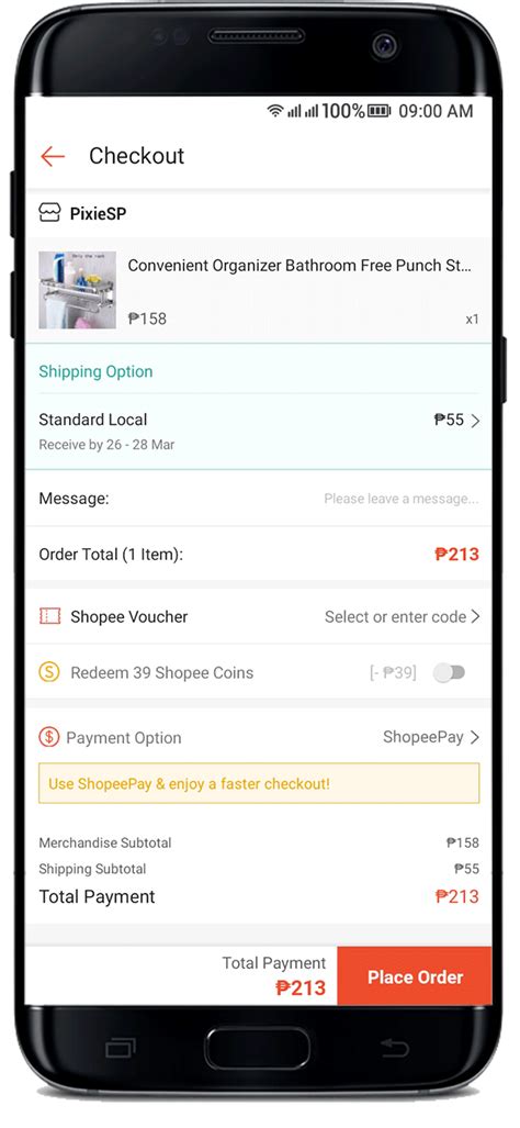 Checkout Shopee