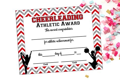 Cheerleading Certificate Template
