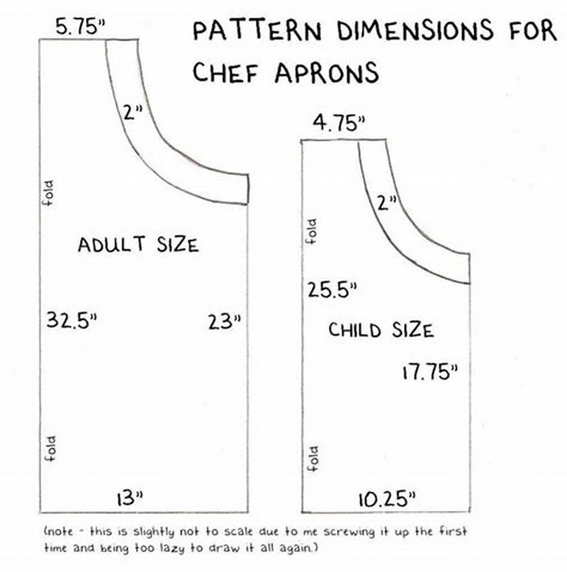 Chef Apron Pattern