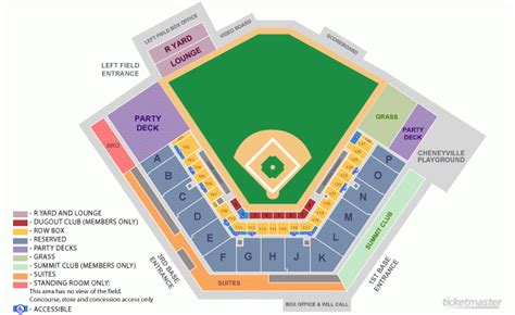 Cheney Stadium Seating Chart