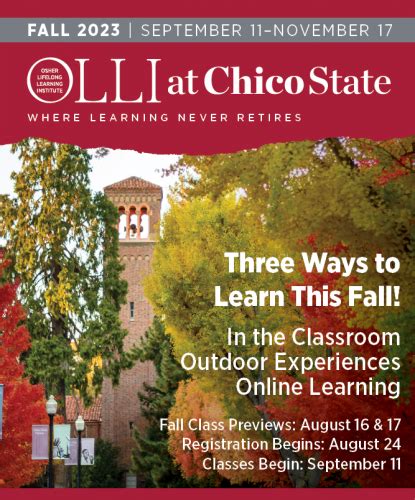 Chico State Course Catalog Fall 2019