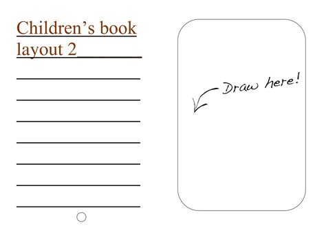 Childrens Book Templates