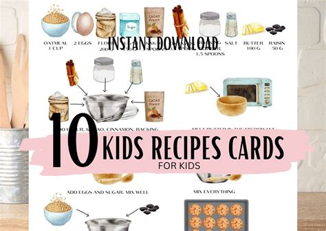 Childrens Recipe Template