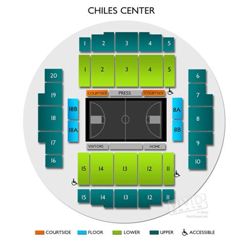 Chiles Center Seating Chart