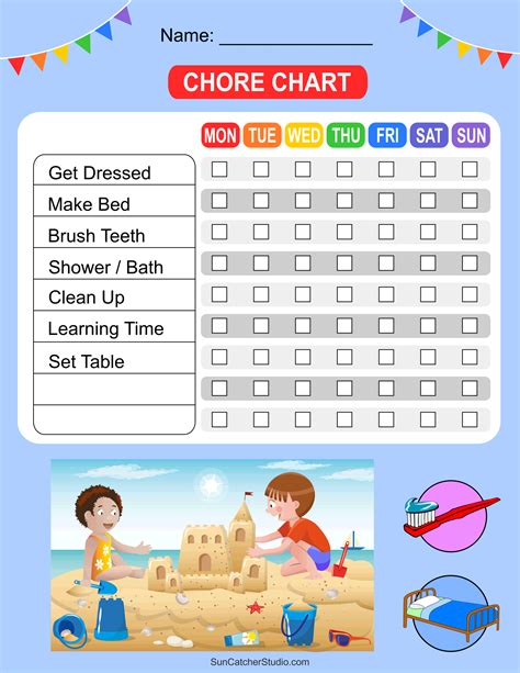 Chore Chart With Pictures