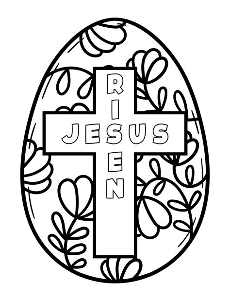 Christian Easter Coloring Sheets Free Printable