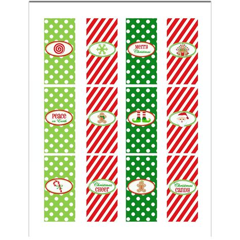 Christmas Candy Bar Wrappers Free Printable