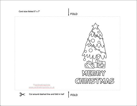 Christmas Card Template For Kids