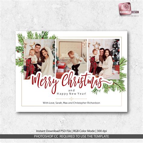 Christmas Card Templates For Photographers