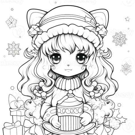 Christmas Coloring Pages For Girls