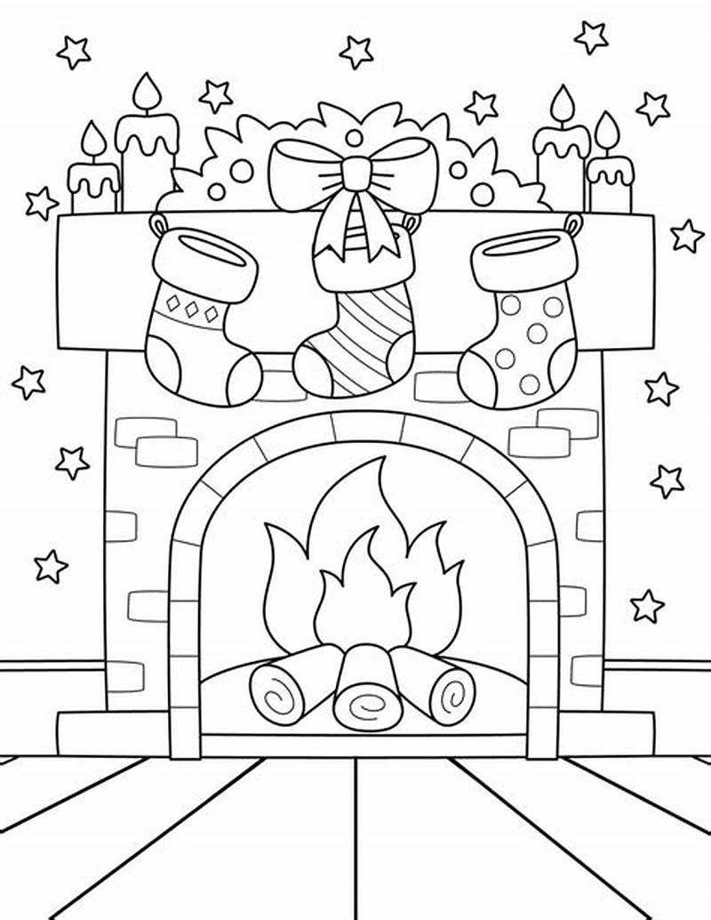 Christmas Coloring Pages To Color On The Computer